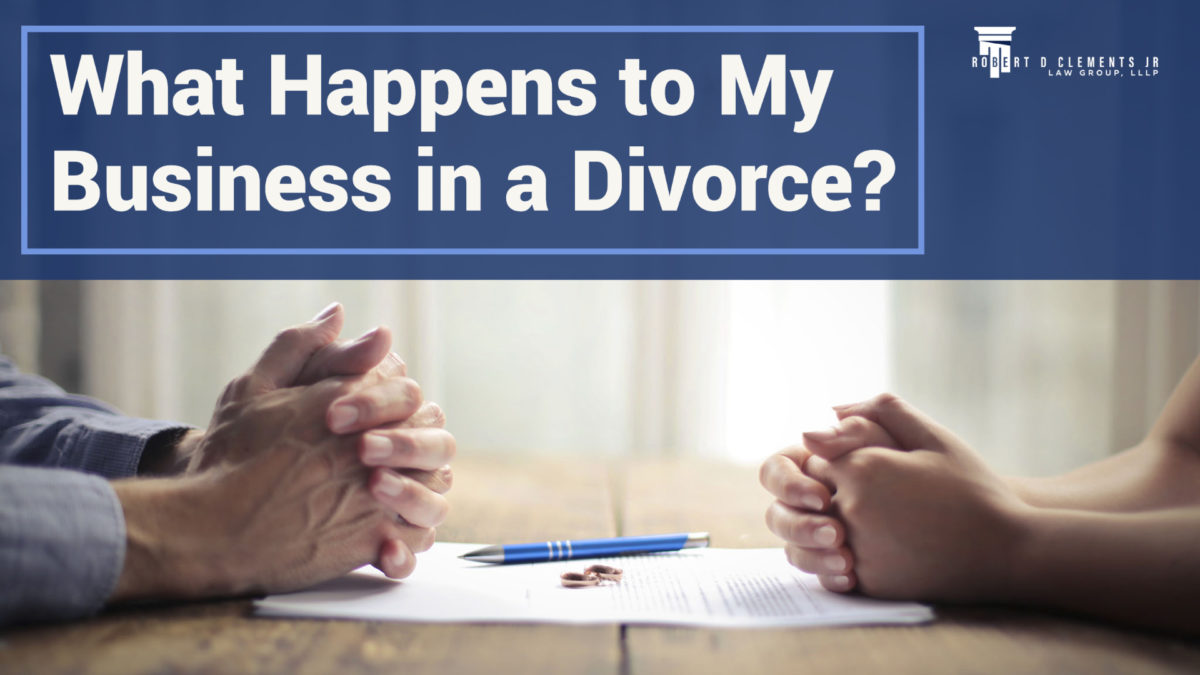 what happens to my business in a divorce